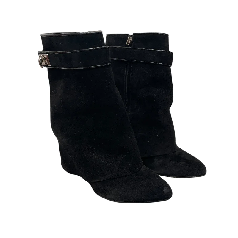 GIVENCHY/Boots/EU 38/Suede/BLK/