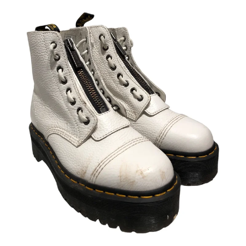 Dr.Martens/Lace Up Boots/US 10/Leather/WHT/