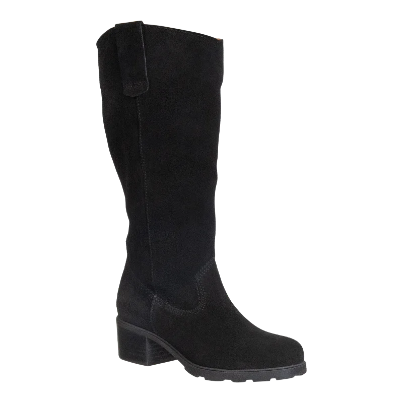 OTBT - TALLOW in BLACK Heeled Mid Shaft Boots