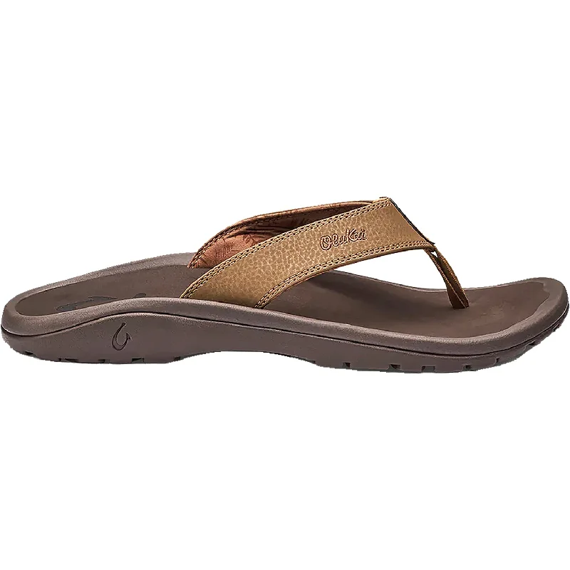 Men's OluKai Ohana Tan/Dark Java Synthetic