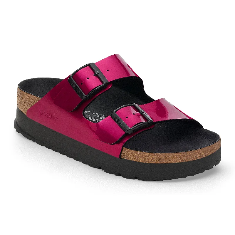 Papillio Arizona Platform steel magenta Birko-Flor by Birkenstock