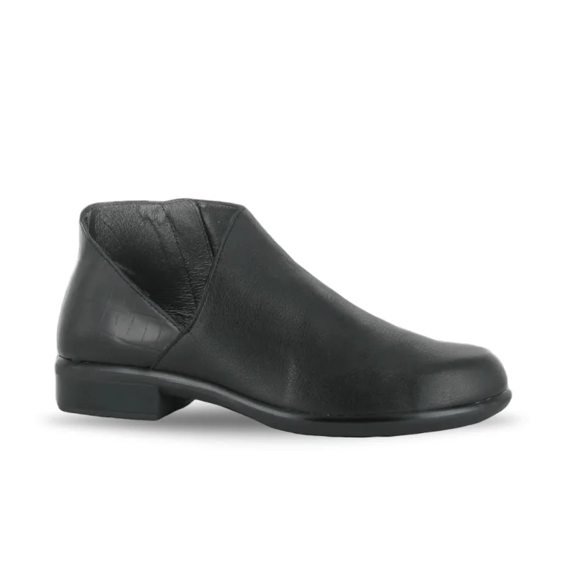 Naot Women's Bayamo - Soft Black/Black Croc Leather