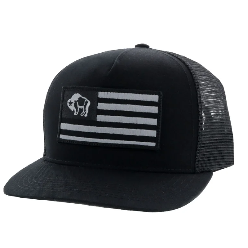 Hooey Black American Buffalo Flag Cap