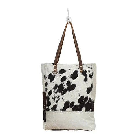 Black and White Hide Impression Bag