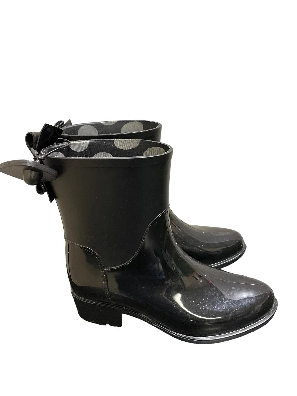 Boots Rain By Kate Spade In Black, Size: 6