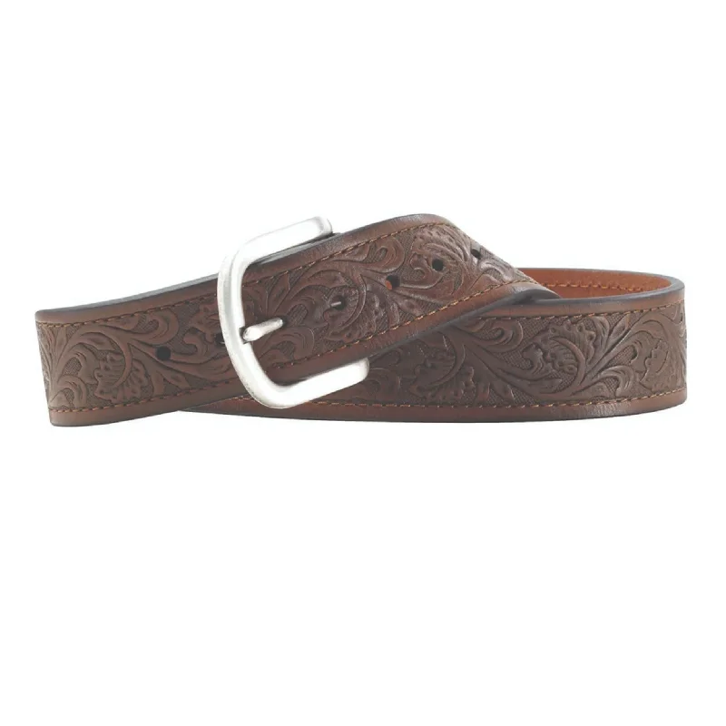 Ariat Men's Brown Floral Belt