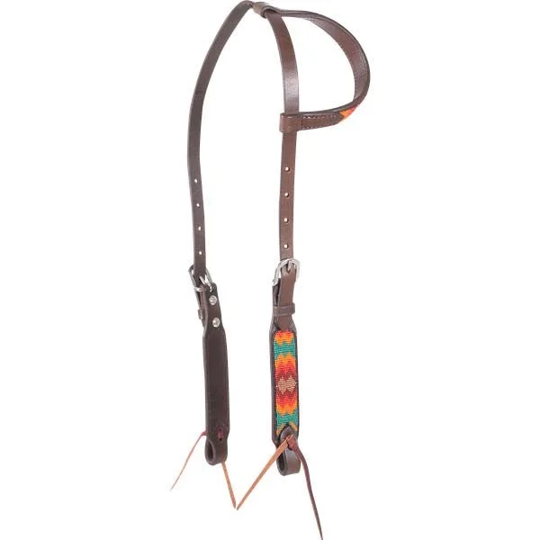 Cashel Bead Slip Ear Headstall - Santa Fe