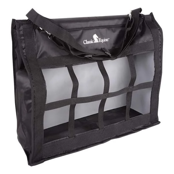 Classic Equine Topload Hay Bag Black