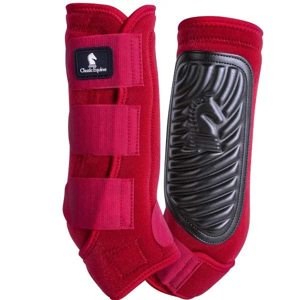 Classic Equine Crimson ClassicFit Hind Splint Boots