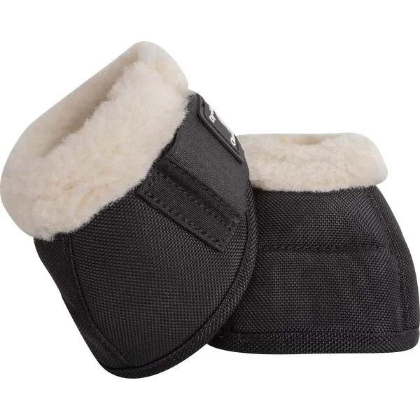 Classic Equine Dyno No-Turn Fleece Black Bell Boot