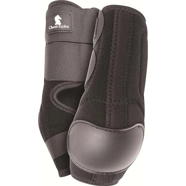 Classic Equine Black Neoprene Skid Boots