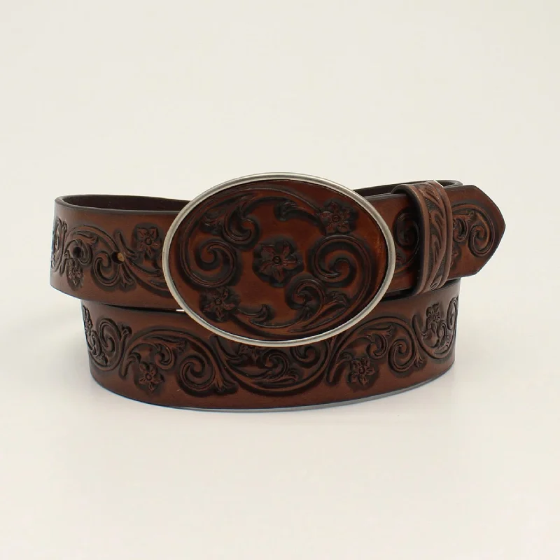 Ariat Women's Floral Tooled Belt