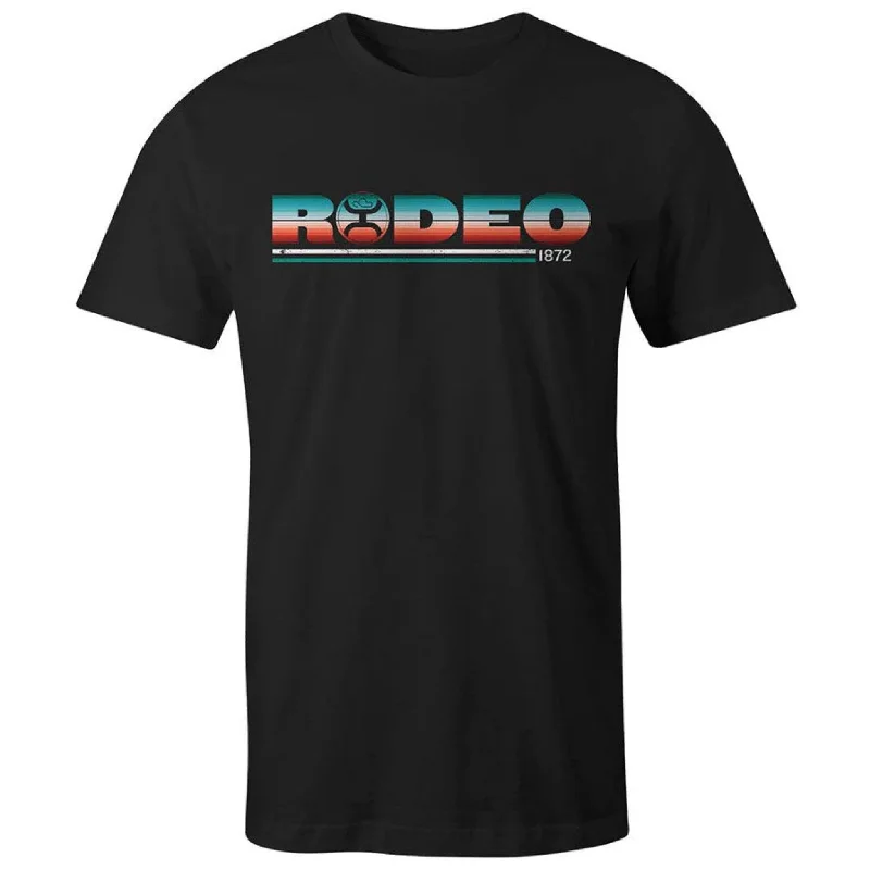 Hooey Men's "Rodeo" Black Serape Rodeo Tee