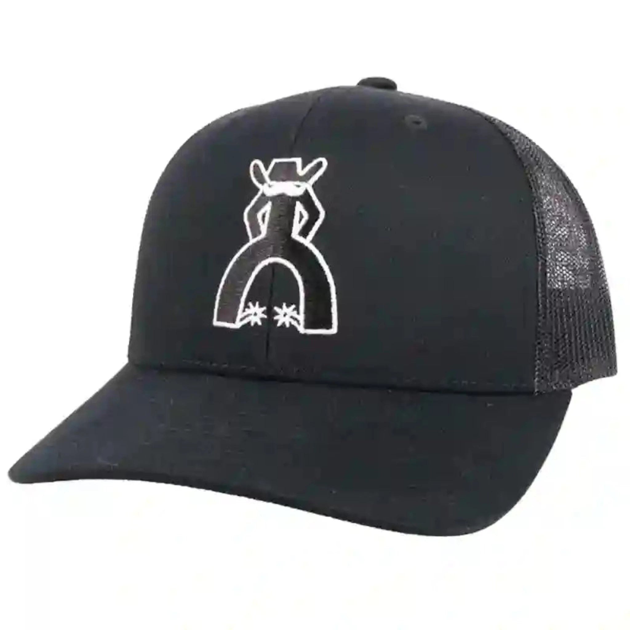 Hooey Black & White Punchy Cap