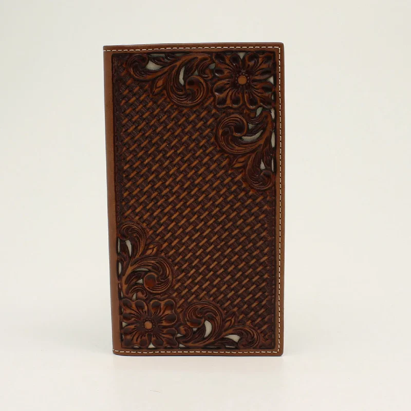 Floral Tooled Wallet