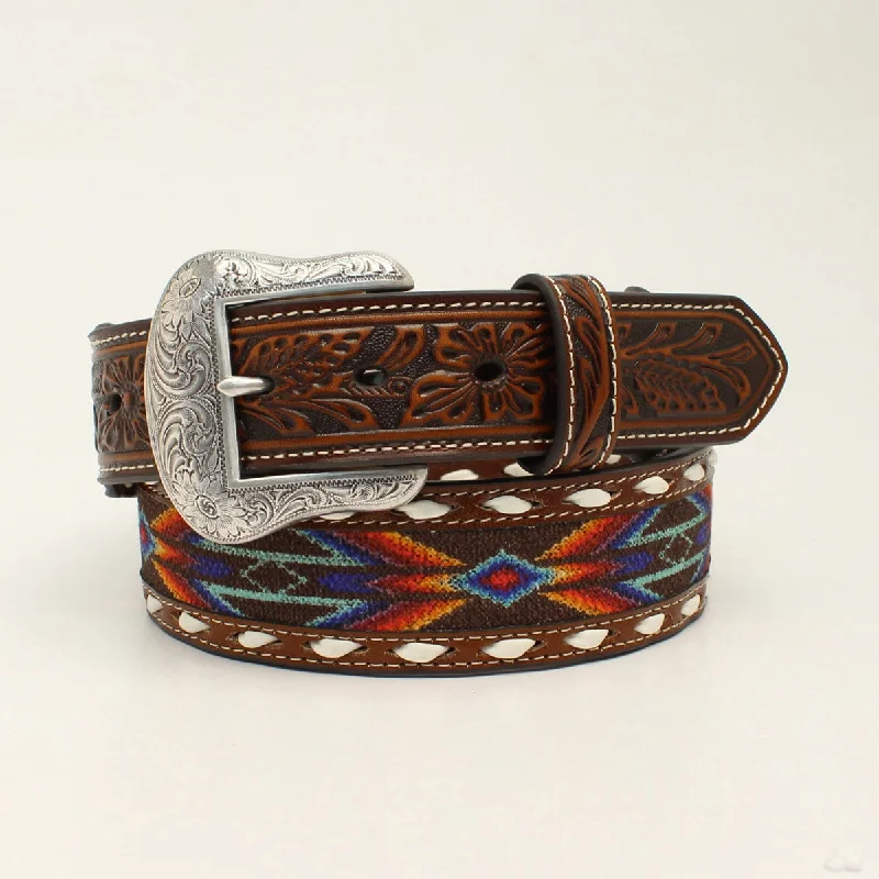 Nocona Men's Woven Aztec Belt