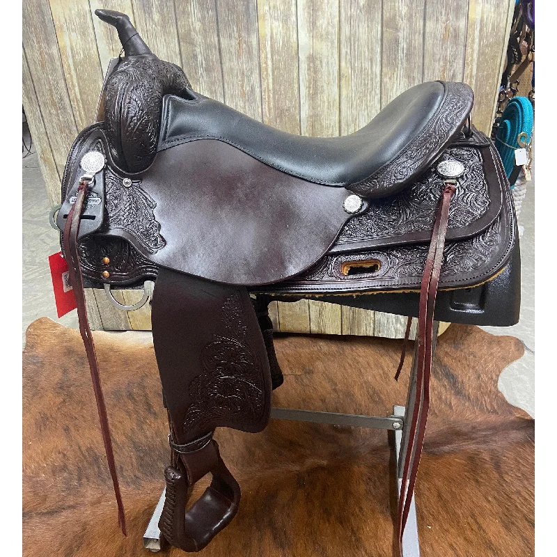 Circle Y 16 Inch Xtra Wide Mineral Wells Trail Saddle