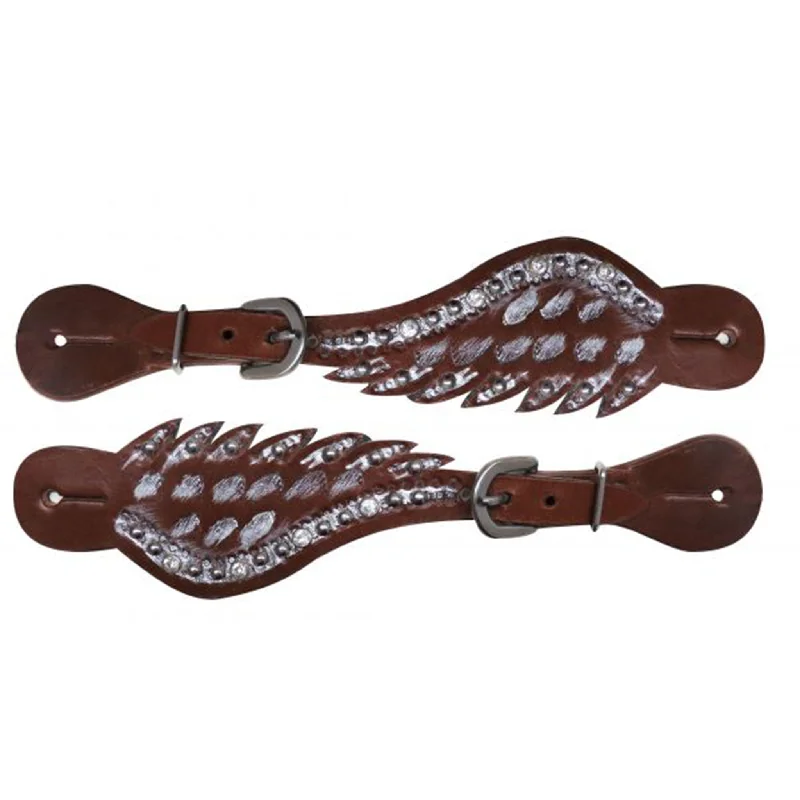 Showman Angel Wing Spur Straps