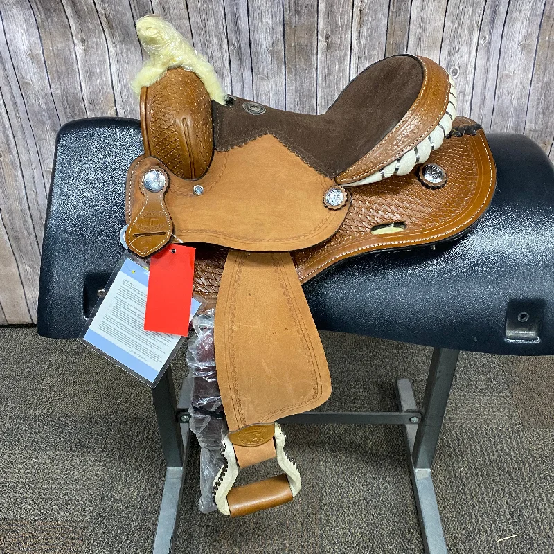 Double T Youth Barrel Saddle