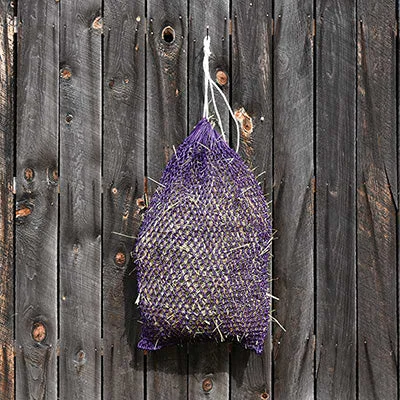 Purple Slow Feeder Hay Net