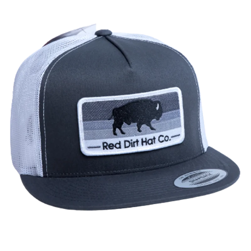 Red Dirt Stoney Buffalo Charcoal & White Cap