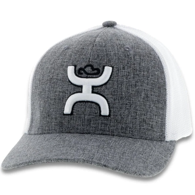 Hooey YOUTH Grey & White Cap