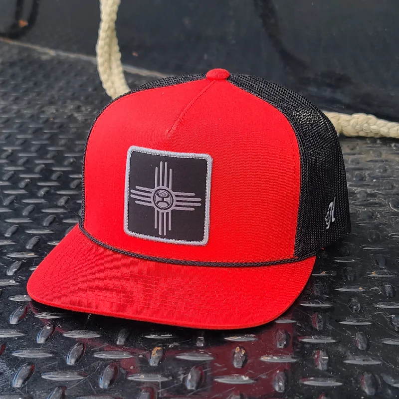 Hooey Zia Red & Black Cap